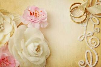 Wedding Background Flowers Ring Lace Soft Flower