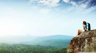 Mountain Hiking Wallpaper
