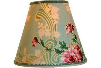 Wallpaper Lampshade From One Kings Lane Lighting