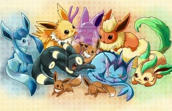 Eevee Evolutions By Michellescribbles