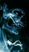 Skull In Smoke X Wallpaper