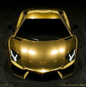 Gold Lamborghini Wallpaper HD