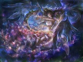 Angel In Blue Yorkshire Wallpaper