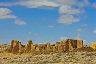 Ancient Ruins Pueblo Bonito New Mexico Photo Information