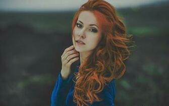 Women Redheads Long Hair Models Wallpaper