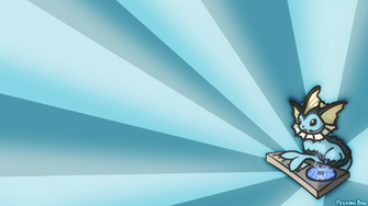 Dj Vaporeon Wallpaper By Peekingboo