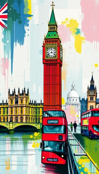 London Art Wallpaper