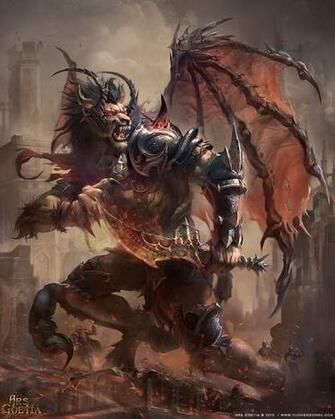 Pazuzu By Yu Cheng Hong Yuchenghong Ars Goetia Tcg Fantasy