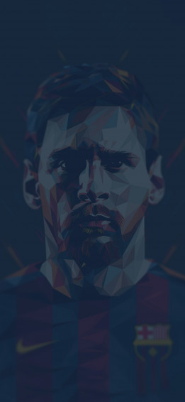 Messi Art Wallpaper Aesthetic For iPhone 4k