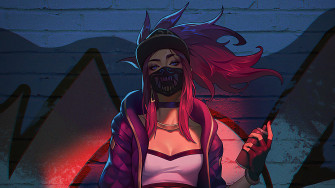 Kda Akali With Spray 4k HD Games Wallpaper Image