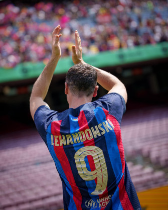 Never Stop Dreaming Fc Barcelona Robert Lewandowski