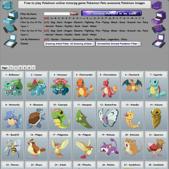 Pokemon Pets Online Mmorpg Game To Play Browser Based