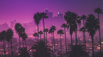 Wallpaper Los Angeles Downtown Atmosphere Cloud