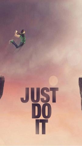Just Do It Pink Wallpaper On