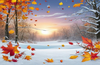 Fall Winter Background Wallpaper