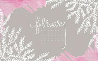 February Wallpaper Calendar Image
