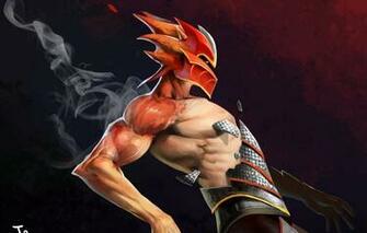 Wallpaper Smoke Art Helmet Guy Knight Dota Ulsae Burn