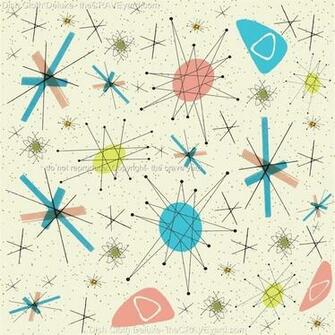 Kitchen Dishes I Have Atoms Age Fabrics Mid Century Retro North