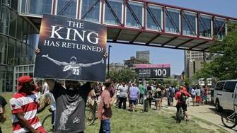 Lebron James Returns To Cavs I M Coming Home