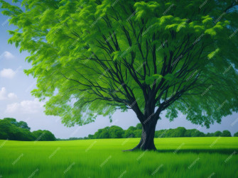Beautiful Green Tree Wallpaper