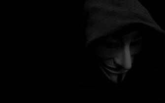Black HD Wallpaper Tags Dark Anonymous Description