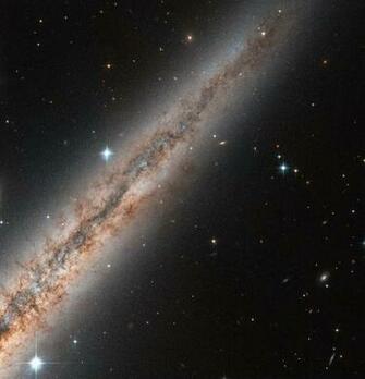 Nasa Hubble Spies Edge On Beauty