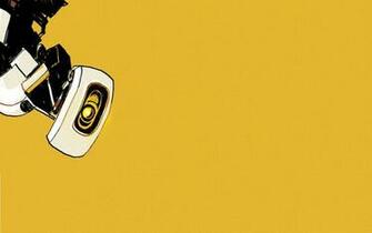 Portal Glados Yellow Wallpaper Pc Game