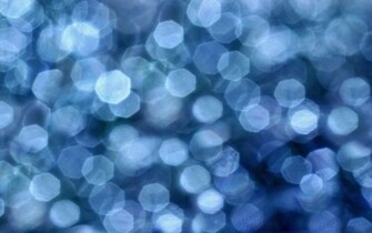 Blurry Blue Circles Wallpaper