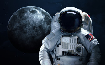 Space Moon Sci Fi Astronaut 4k Ultra HD Wallpaper