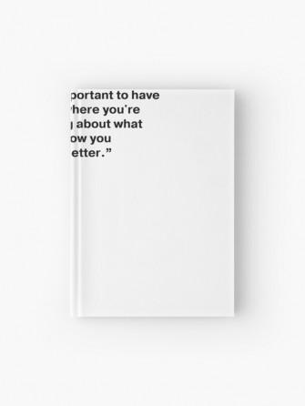Elon Musk Quote Loop Hardcover Journal By