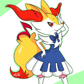 Braixen Piano Dress By Anggrc