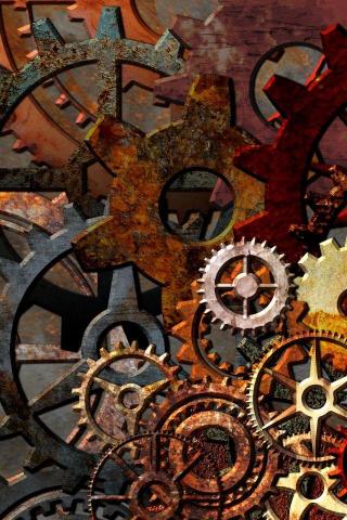 Steampunk iPhone Wallpaper Design