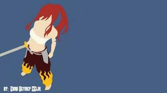 Fairy Tail Erza Minimalist Background By Jasminessa