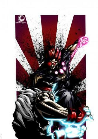 Ryu Vs Akuma By Thedoodleman
