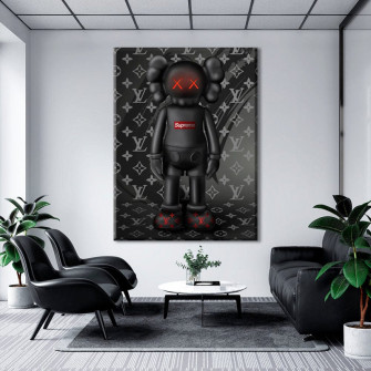 Kaws Lv S Print Graffiti Wall Art S4wall S4walls