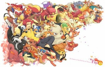 Pokemon Red Fire Types Wallpaper