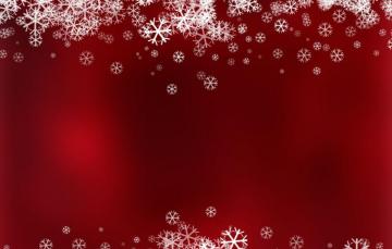 Wallpaper Winter Snow Snowflakes Red Background