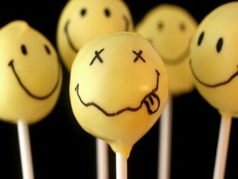 Nirvana Smiley Wallpaper