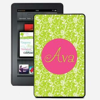 Monogrammed Kindle Fire Case Covers Custom