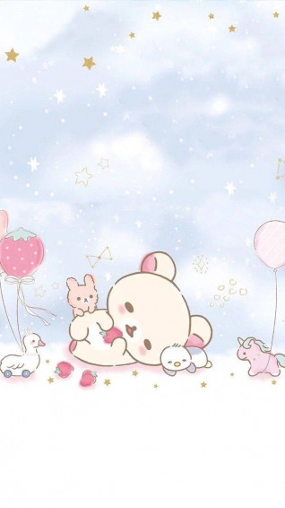 Kawaii Rilakkuma Korilakkuma 5ab92w5w52apfd5u Wallpaper