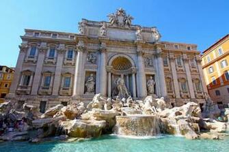 Trevi Fountain HD Wallpaper Landmarks