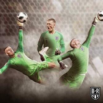 Everton And England S Jordan Pickford Credit To Brfootball On