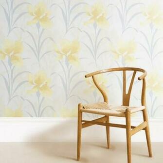 Wallpaper Iris Print Homebase Under Decorating
