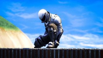 Intense Battle Action In Fortnite Royale