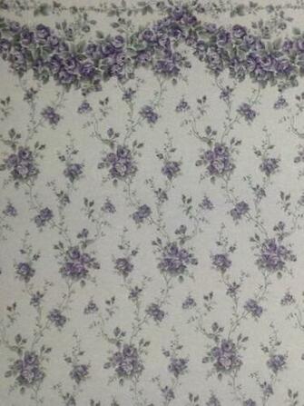 Dollhouse Miniature Wallpaper Enchanted By Miniaturerosegarden