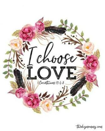 I Choose Love Valentine Printable Artwork Desktop Wallpaper