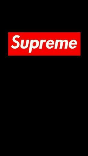 Supreme Black Wallpaper iPhone Android