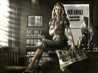 Wallpaper Newspaper Drawing Girl Gun Suicide Mood