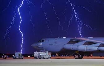 Wallpaper The Storm Night Zipper Bomber Airfield B 52h
