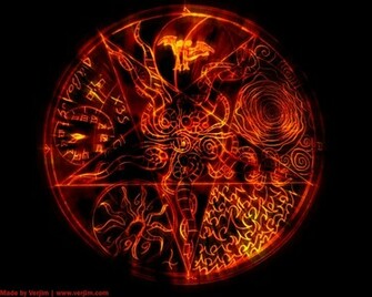 Elite Oasis He Series Washer Dryer Set Pentagram On Fire Wallpaper